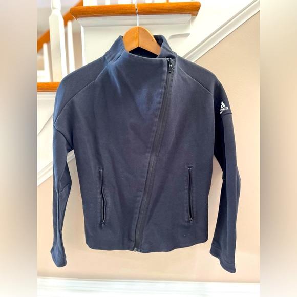 Adidas Crop Zip Up - Picture 1 of 9